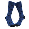 Cat Silhouette Pattern Socks from the Sock Panda (Men's Sizes Adult Large) - 3 of 4