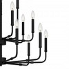 Quoizel Lighting Abner 18 - Light Chandelier in  Matte Black - 3 of 4