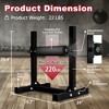 Gulches Bulgarian Split Squat Rack, Single Leg Squat Roller, Single Leg Squat Rack, Freestanding Machine Leg Curler for Lower Body Training - 2 of 4