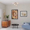 Vaxcel Orbit 4 - Light Semi-Flush Mount in  Muted Brass - 2 of 4