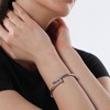 SOHI Women's Metallic Silver The Screw Bangle Bracelet - 3 of 4
