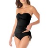 Anne Cole - Women's Twist Front Bandeaukini Swim Top - 2 of 4