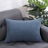 PiccoCasa Luxury Corduroy Corn Striped Cushion Soft Throw Pillow Case - 2 of 4