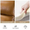 Florina Modern Wooden Upholstery Genuine Leather Recliner with Nailhead Trim for Living Room and Bedroom  | ARTFUL LIVING DESIGN-CAMEL - 4 of 4