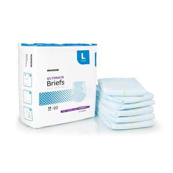 Attends Advanced Briefs for Incontinence, Ultimate Absorbency, Unisex,  Medium, 24 Count, 4 Packs, 96 Total