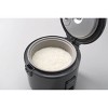 Tiger 10 Cup Capacity White Rice Cooker Obsidian Black - 3 of 4