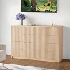 8 Drawer Fluted Dresser for Bedroom,55" Wide Modern Chest of Drawers with Metal Handle - 2 of 4