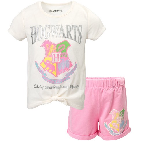 Disney Lilo & Stitch Little Girls T-Shirt and Leggings Outfit Set Pink /  Gray 4