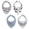 The Peanutshell Bandana Cotton Baby Drool Bibs for Boys and Girls - image 3 of 4