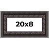 PosterPalooza | Panoramic 3.5" Wide Ornate Black Frame - UV Acrylic, Foam Board Backing, Hanging Hardware - 2 of 4