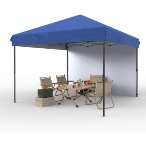 10'x10' Pop Up Canopy Tent, Waterproof Outdoor Canopy, Roller Bag, 4 x Sandbags, 4 x Stakes - 1 of 4