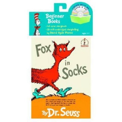 Fox in Socks Book & CD - (Beginner Books Read-Along Book & Audio) by  Dr Seuss (Mixed Media Product)