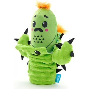 Barkbox 2 in 1 Interactive Plush Dog Toy - Rip and Reveal Toy for Dogs and Puppies - Stimulating Squeaky Pet Toys | Prickly Pete (Small) - 1 of 1