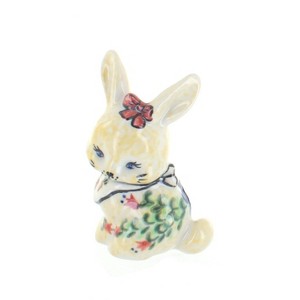 Blue Rose Polish Pottery 804 Vena Small Rabbit - 1 of 1
