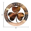 Slickblue Celtic Metal Wall Art – 12" Round Hanging Decor in 8 Irish Designs & 4 Finish Options for Home - 3 of 4