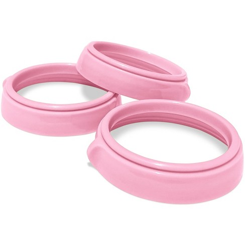 Botabee Baby Bottle Collar Rings Fits 5 8 Oz Comotomo Bottles 3 Pack Green Pink Target