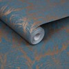 Tropical Aegean Blue Leaves Tropical Paste the Wall Wallpaper - 3 of 4