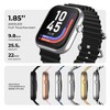 iTouch Air 5 Smartwatch Ocean Band Silicone Strap - Silver/Black - 2 of 4