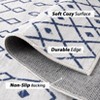 Large Area Rugs 9x12 Ultra-Soft Low Pile Living Room Rug Washable Rugs Vintage Printed Floor - 4 of 4