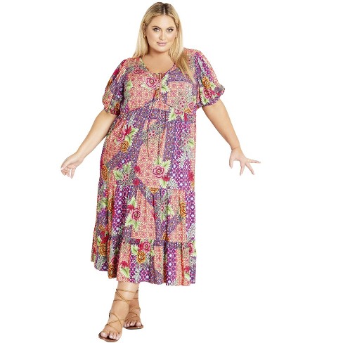 Avenue Women s Plus Size Alice Dress Target