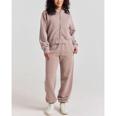 Samii Ryan | Stone Wash Sweatpants, Taupe, Large, 4