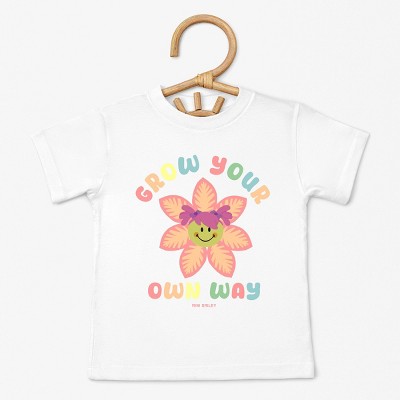 The Juniper Shop Mini Smiley Grow Your Own Way Toddler Short Sleeve Tee