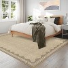 Washable Runner Rug Long Non-Slip Carpet Foldable Bordered Low Pile Stain-Resistant Indoor Accent Mat - 4 of 4