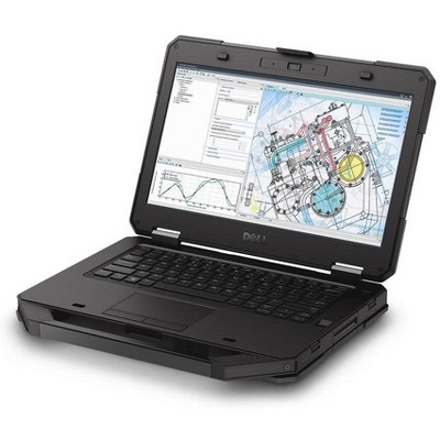 Dell 14 Rugged 5414 Laptop, Core i5-6300U 2.4GHz, 16GB, 256GB SSD, 14" HD, Win10P64, CAM, 4G LTE, Manufacturer Refurbished