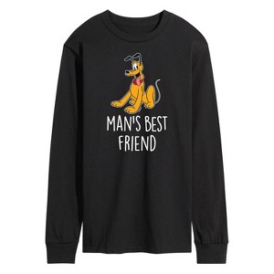 Men's - Disney - Mans Best Friend Long Sleeve Graphic T-Shirt - 1 of 4