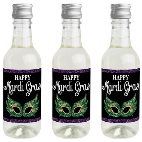 Mardi Gras Wine Charms - Mardi Gras Party Favor Supplies, Mardi Gras Gifts,  New Orleans Glass Tag