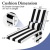 Crestlive Products 1PC 72in Outdoor Lounge Chair Cushion Patio Chaise Lounge Chair Cushion for pool Lawn etc - 2 of 2