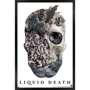 Trends International Liquid Death - Designer Death Framed Wall Poster Prints - 1 of 4