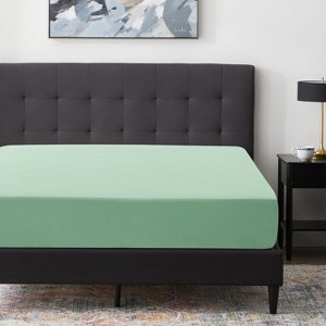 Fitted Sheet Only - Extra Deep Pocket up to 16" No-Pop Off Elastic Bottom Sheets Ultra-Soft Brushed Microfiber - Cotton Passion - 1 of 4