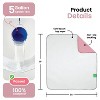 IMPROVIA® Washable Underpads 34”x36”, Heavy Absorbency Waterproof Incontinence Pads for Kids, Adults & Pets – Protects Bed, Couch, Sofa & Floor - 3 of 4