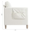 79.5" Modern 3-Seater Sofa with Armrest Side Pocket, Cushioned Couch for Living Room, Home Office, Apartment, Beige - 3 of 4