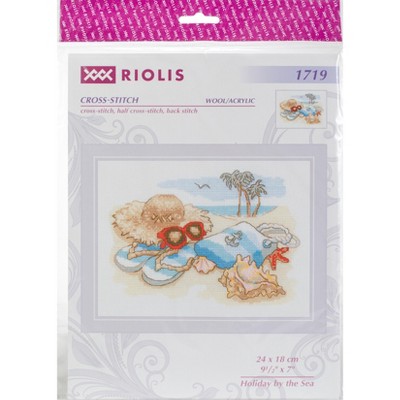 RIOLIS Counted Cross Stitch Kit 9.5"X7"-Holiday By The Sea (14 Count)