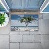 Stupell Industries X Marks The Spot Palms Printed Outdoor Door Mat, design by Denise Brown, 18"x30" - 4 of 4