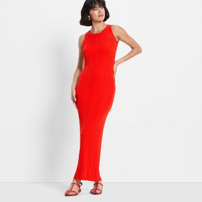 Women Open Back Maxi Sweater Dress - Future Collective