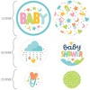 Big Dot of Happiness Colorful Baby Shower - Gender Neutral Party Giant Circle Confetti - Party Decorations - Large Confetti 27 Count - 2 of 4