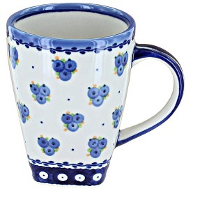 Blue Rose Polish Pottery K06 Galia Large Coffee Mug - 1 of 2
