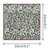 INSPIRE CHIC Men's Leopard Printed Pocket Squares Cotton 23cmx23cm 1 Pcs - 2 of 4