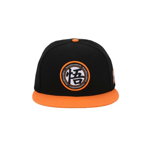 Dragon Ball Z Goku Kanji Black Snapback Hat