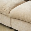 Modular Sectional Sofa with Ottoman,134inch U Shaped Convertible Cloud Couch,8 Seater Convertible V Shaped Living Room Sets - 3 of 4