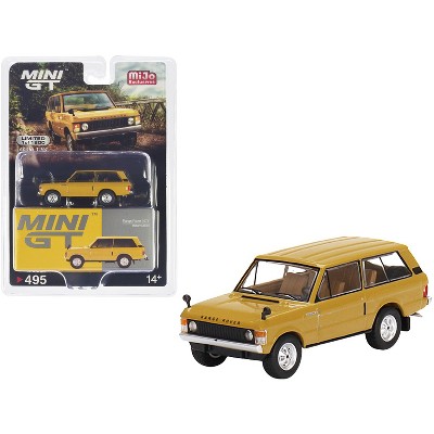 1971 Range Rover Bahama Gold Limited Edition 1/64 Diecast Model Car by Mini GT