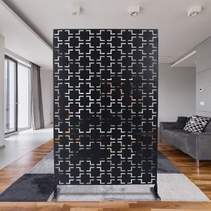 PAGED Outdoor Privacy Screen, Metal Patio Privacy Screen Outdoor, Outdoor Privacy Screen Freestanding for Deck Balcony Patio Lawn Garden - 1 of 4