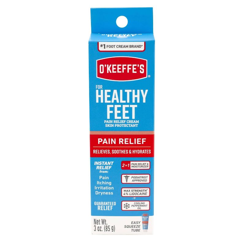 O&#39;Keeffe&#39;s Healthy Feet Pain Relief Cream - 3oz, 1 of 4