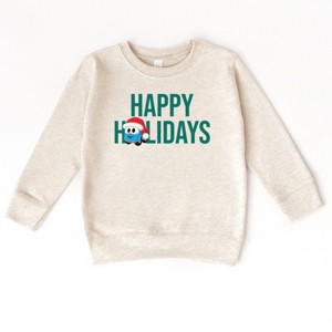 Leo the Truck Happy Holidays - Toddler Graphic Sweatshirt - 1 of 3