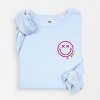 Simply Sage Market S.W.Smiley Simple Wink Bold Lightweight Garment Dyed Sweatshirt - 2 of 4