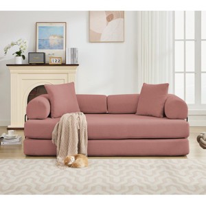 Sleeper Sofa Couch Modern Foldable 5-in-1 Modular Design with Pillows for Living Room - 3irtyhousy - 1 of 4