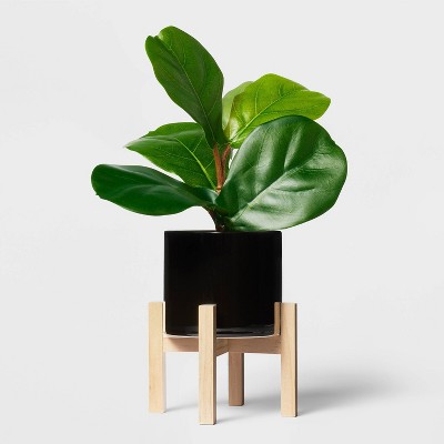 15 x 10 Artificial Fiddle Leaf Plant in Pot - Threshold